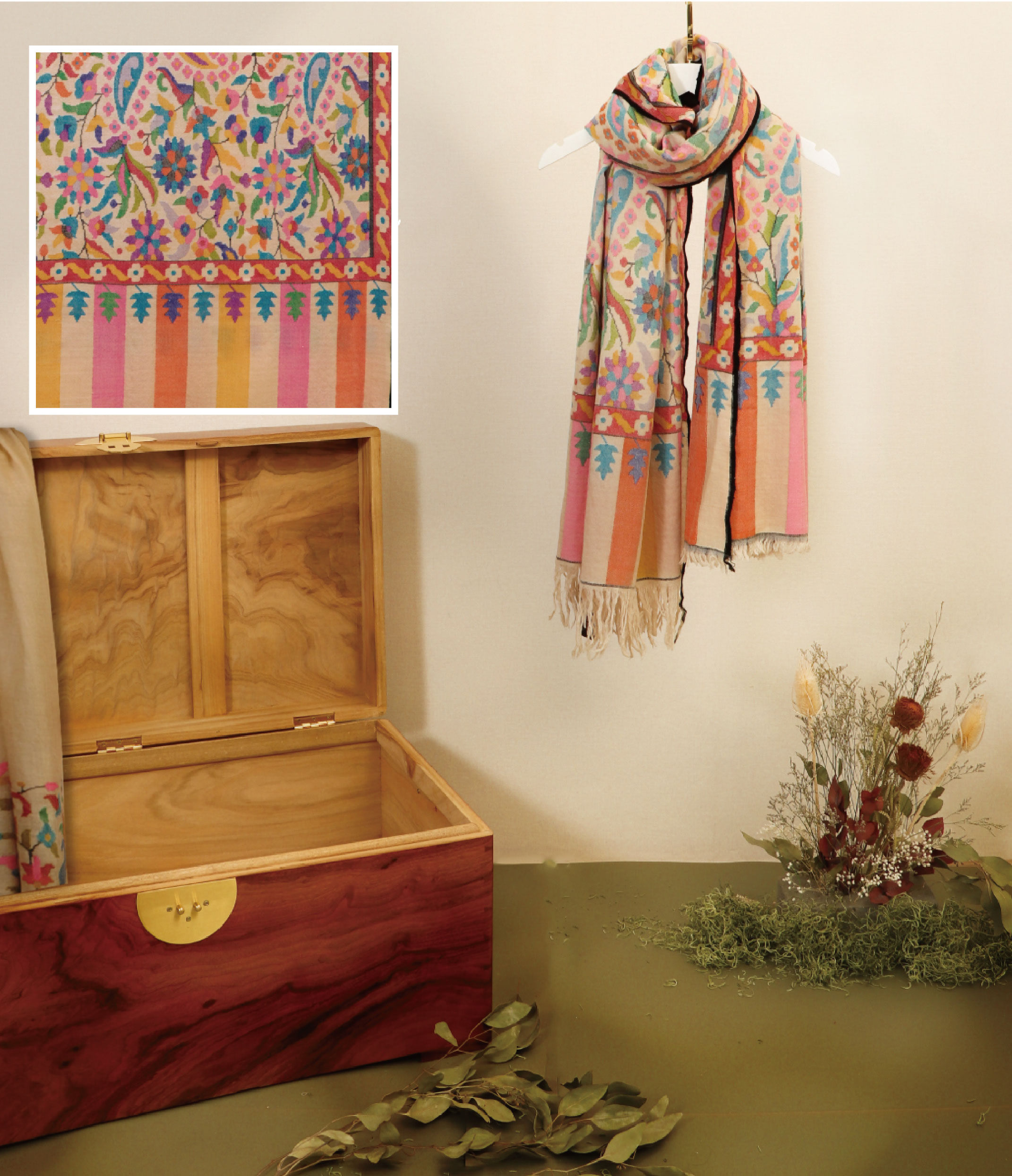 喀什米爾羊毛精品圍巾 - 取自大自然的禮讚，Kashmir工藝之美顛覆你所認知的喀什米爾羊毛圍巾 7