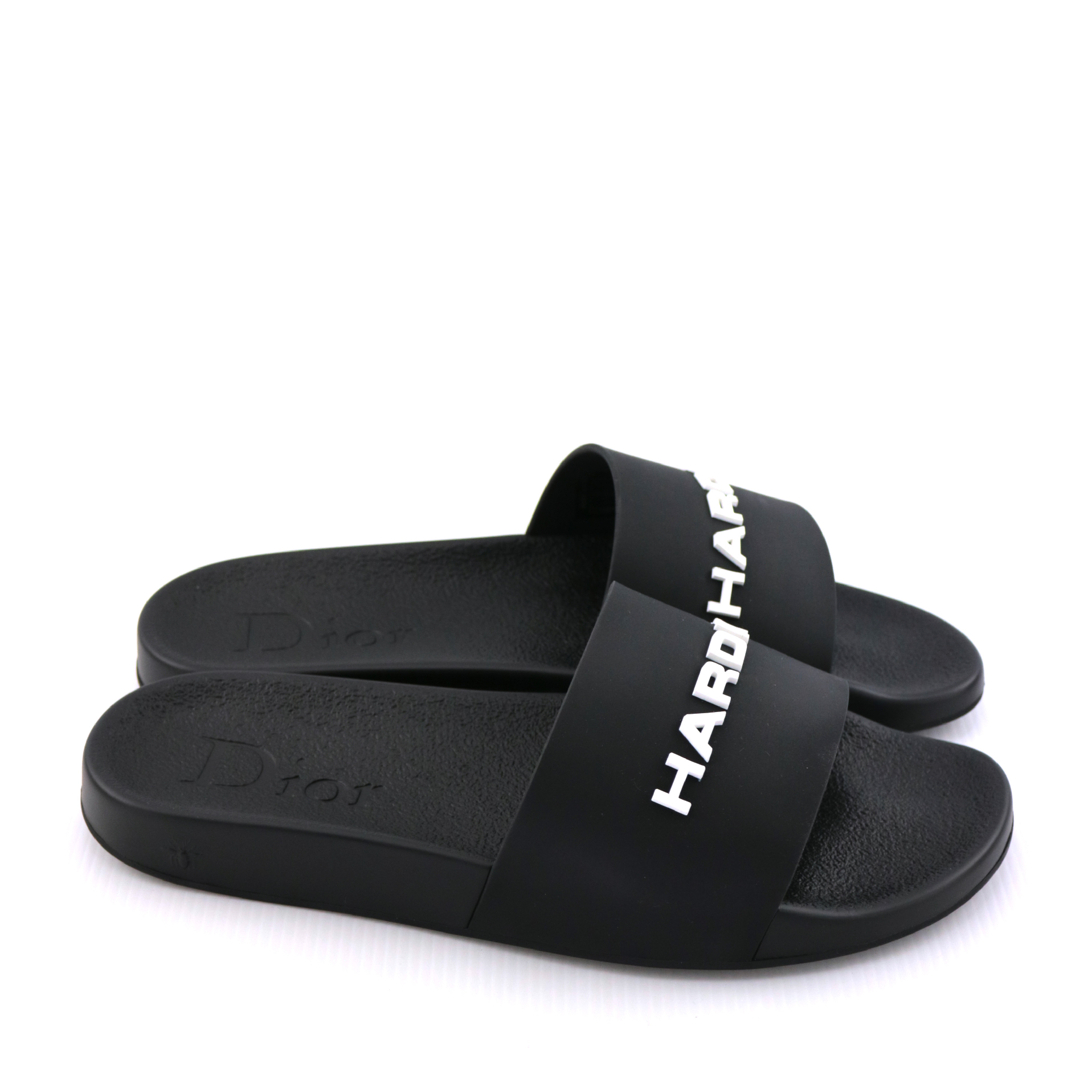 christian dior黑色logo拖鞋|hama boutique 亚玛精品