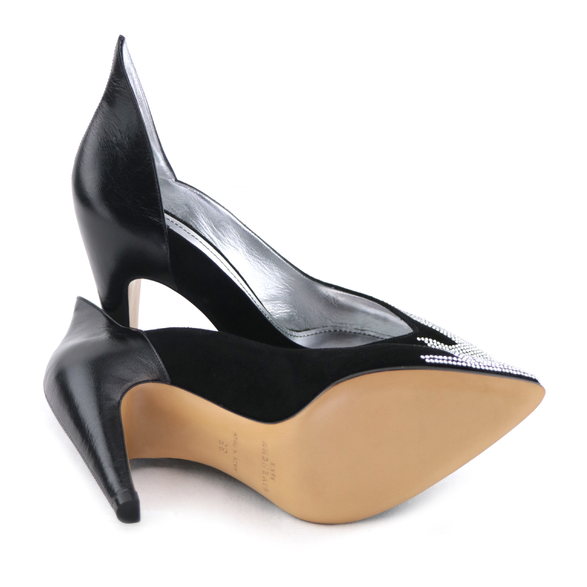 givenchy黑色水晶火焰高跟鞋be400ae05p 001 50%off $36,800