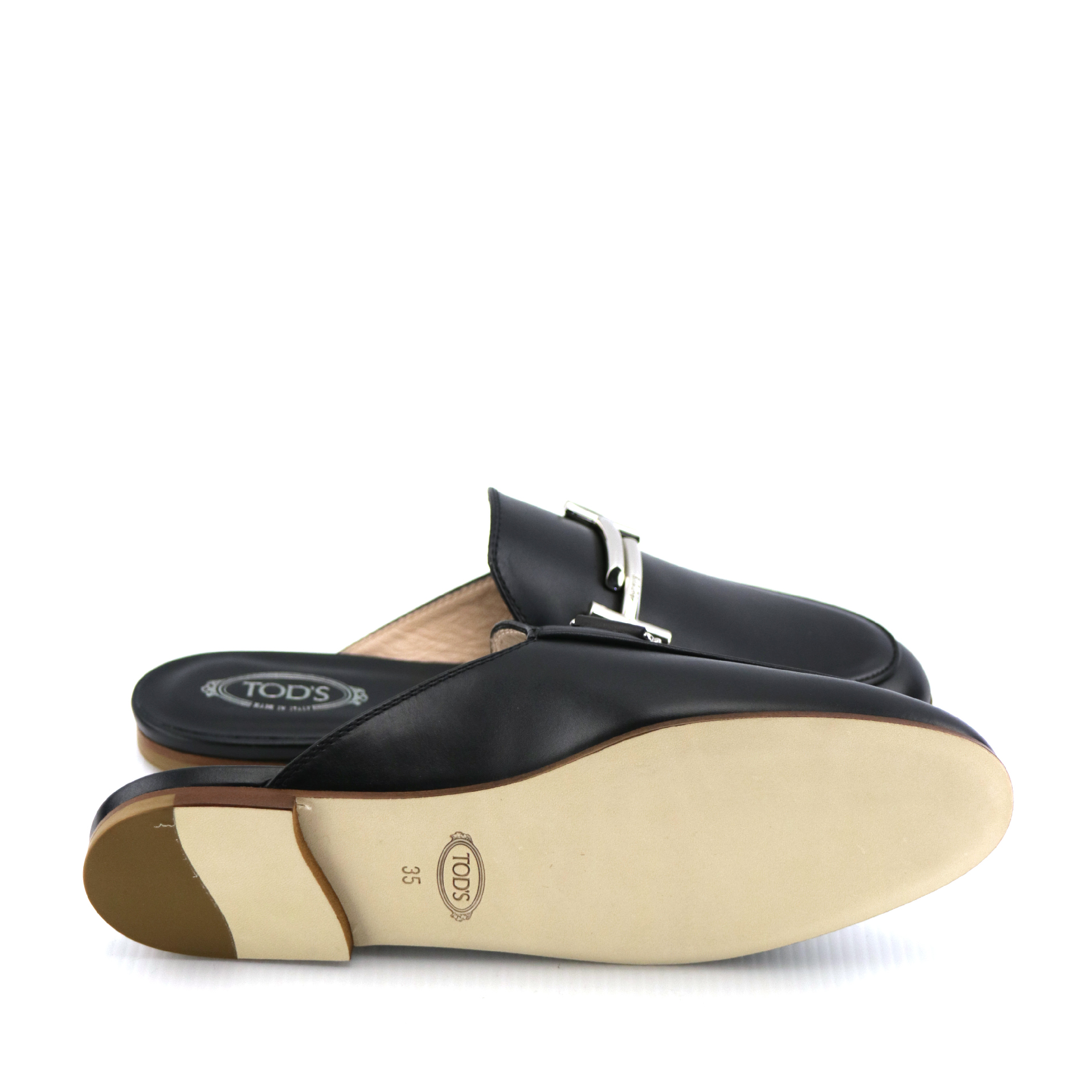 tods 黑色拖鞋xxw79a0x970goc b999 30%off $17,800